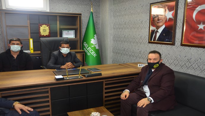 Gelecek Partisi Nizip İlçe Başkanı Yüksek Mimar Mehmet Danaoğlu `ndan Ahmet Aslan `a Ziyaret