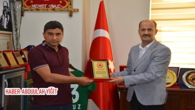 ŞEHİT AİLELERİ DERNEĞİNDEN HÜSEYİN KIRAN `A ÖDÜL