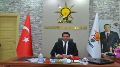 AK Parti Karaköprü İlçe Başkanı Sait Ağan`dan 30 Ağustos Zafer Bayramı Mesajı