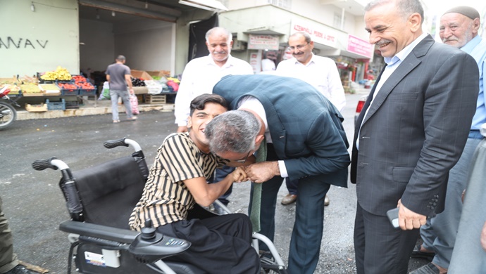 BAŞKAN KUŞ, SAHADA ÇALIŞMALARI YERİNDE İNCELİYOR