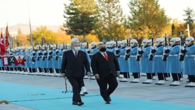 Macaristan Başbakanı Orban Cumhurbaşkanlığı Külliyesinde