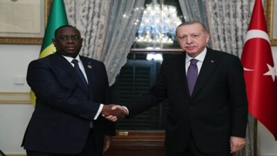 Cumhurbaşkanı Erdoğan, Senegal Cumhurbaşkanı Sall ile bir araya geldi