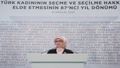 “TÜRK KADINININ GÜÇLÜ BİR AKLI, GÜÇLÜ BİR YÜREĞİ VE GÜÇLÜ BİR MANEVİYATI VARDIR”