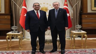 Cumhurbaşkanı Erdoğan, KKTC Başbakanı Sucuoğlu’nu kabul etti