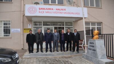 HALFETİLİLER DERNEĞİNDEN MİLLİ EĞİTİM MÜDÜRLÜĞÜNE ZİYARET