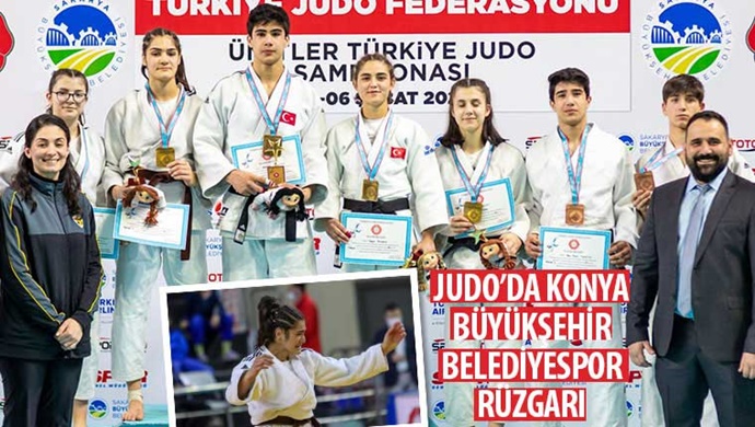 Judo’da Konya Büyükşehir Belediyespor Rüzgarı