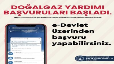 Doğalgaz yardımı için başvurular başladı