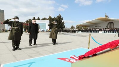 Cumhurbaşkanı Erdoğan, Çanakkale Şehitler Abidesi’ndeki törene katıldı