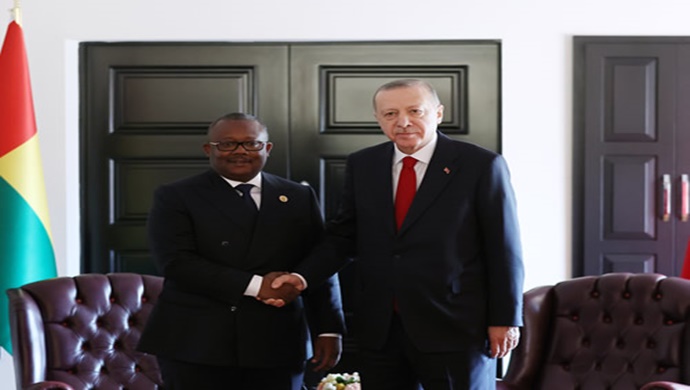 Cumhurbaşkanı Erdoğan, Gine Bissau Cumhurbaşkanı Embalo ile görüştü