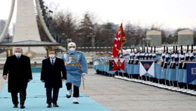 İsrail Cumhurbaşkanı Herzog Cumhurbaşkanlığı Külliyesinde