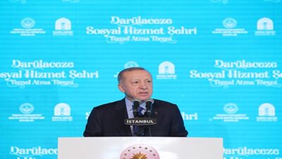 Cumhurbaşkanı Erdoğan, Darülaceze Sosyal Hizmet Şehri temel atma törenine katıldı