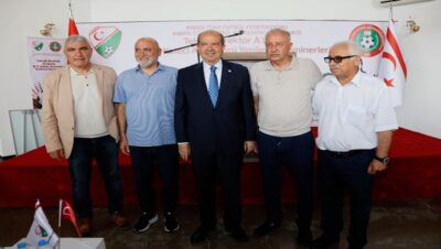 Cumhurbaşkanı Ersin Tatar, Kıbrıs Türk Futbol Antrenörleri Derneği’nin düzenlediği Lisans Antrenörleri Semineri’nin açılışına katıldı