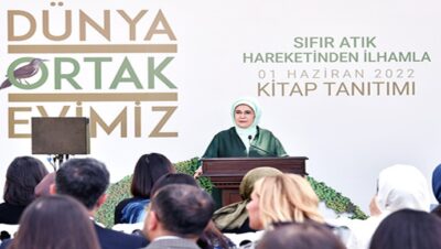 Emine Erdoğan, “Dünya Ortak Evimiz” kitabının tanıtım programına katıldı