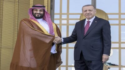 Suudi Arabistan Veliaht Prensi Muhammed bin Selman Cumhurbaşkanlığı Külliyesinde