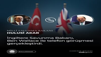 Millî Savunma Bakanı Hulusi Akar, İngiltere Savunma Bakanı Ben Wallace ile Telefon Görüşmesi Yaptı