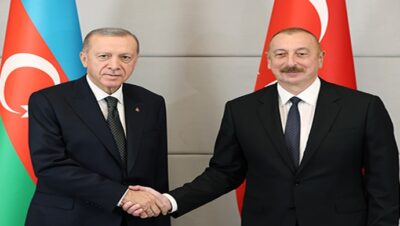 Cumhurbaşkanı Erdoğan, Azerbaycan Cumhurbaşkanı Aliyev ile bir araya geldi