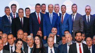 Cumhurbaşkanı Ersin Tatar, Antalya Esnaf ve Sanatkârlar Odalar Birliği’nin 2022 yılı başkanlar kurulu toplantısına katıldı