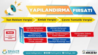 YAPILANDIRMA FIRSATI DEVAM EDİYOR