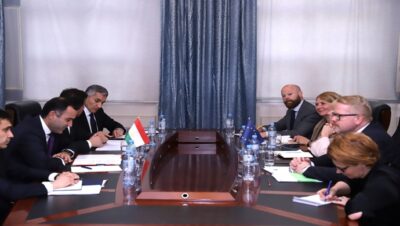 Meeting of the Deputy Minister of Foreign Affairs of Tajikistan with a delegation of the European Union