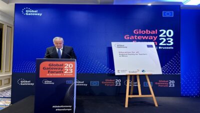 Presentation of the Tajikistan’s green energy potential at a high-level panel of the European Union Global Gateway Forum