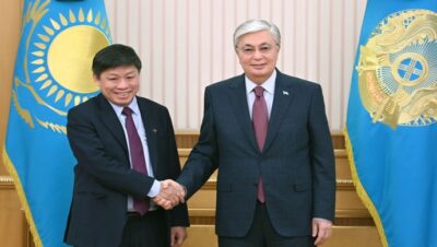 Başkan Kassym-Jomart Tokayev, SOVICO Group Yönetim Kurulu Başkanı Nguyen Thanh Hung’u kabul etti