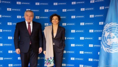 Meeting of the Minister of Foreign Affairs with the Director-General of UNESCO