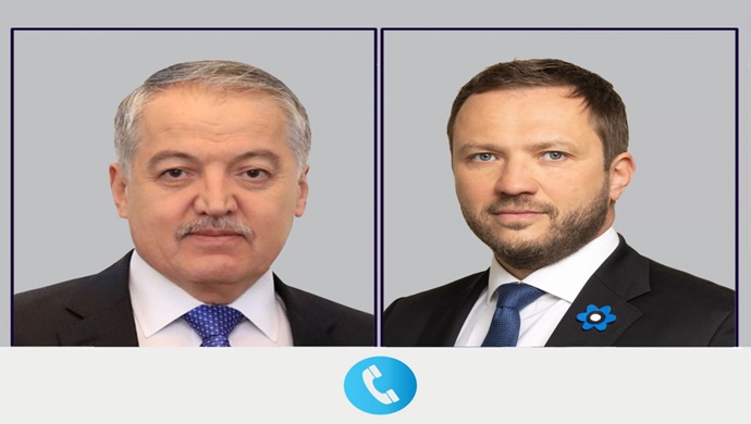 Telephone conversation between the Ministers of Foreign Affairs of the Republic of Tajikistan and the Republic of Estonia