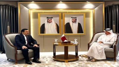 Meeting of the Deputy Minister of Foreign Affairs of Tajikistan with the Minister of State for Foreign Affairs of Qatar