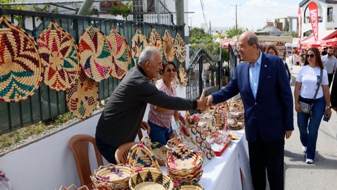 Cumhurbaşkanı Ersin Tatar, Kalavaç Kültür ve Sanat Festivaline katıldı