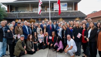 Cumhurbaşkanı Ersin Tatar Sydney’de, Kuzey Kıbrıs Türk Derneği’ni (Northern Cyprus Turkish Association of New South Wales) ziyaret etti