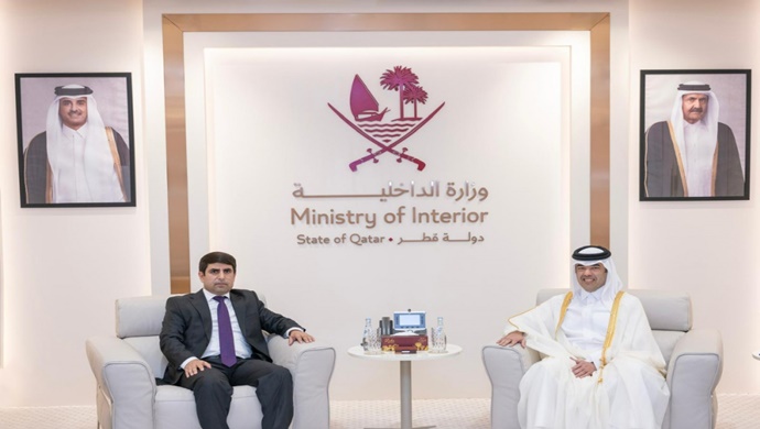 Meeting of the Ambassador with the Deputy Minister of the Interior of Qatar