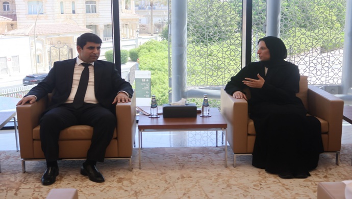 Meeting of the Ambassador with the Minister of Education and Higher Education of the State of Qatar